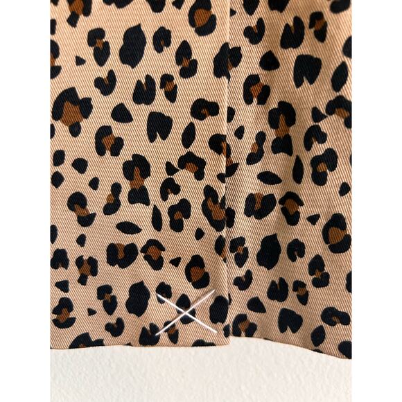 J. Crew Leopard Pencil Skirt with stretch Size 4 No. 2 - Picture 4 of 5